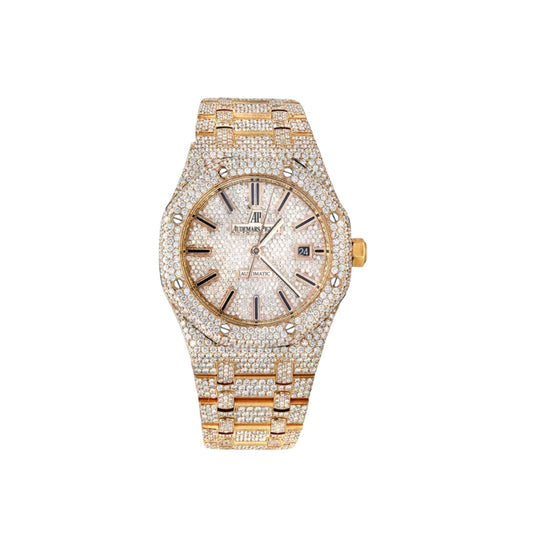 GOLD ICED AUDEMARS PIGUET